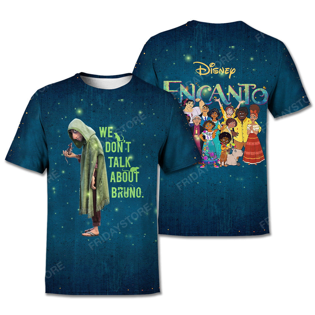 Encanto T-Shirt Encanto We Don't Talk About Bruno Blue Hoodie Encanto Hoodie