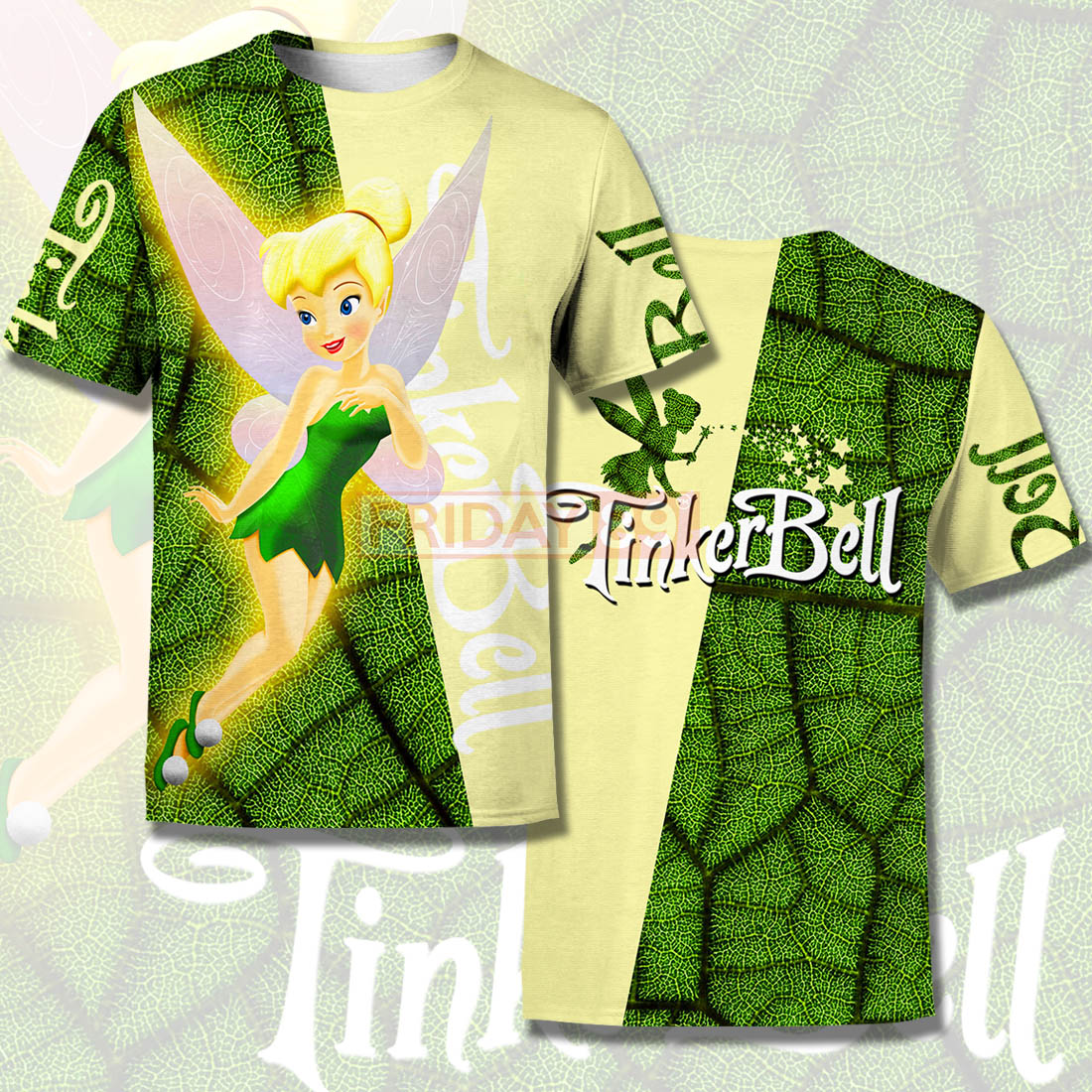Tinkerbell T-shirt Beauty Tinker Bell Peter Pan 3D Print T-shirt Cute High Quality DN Hoodie Sweater Tank