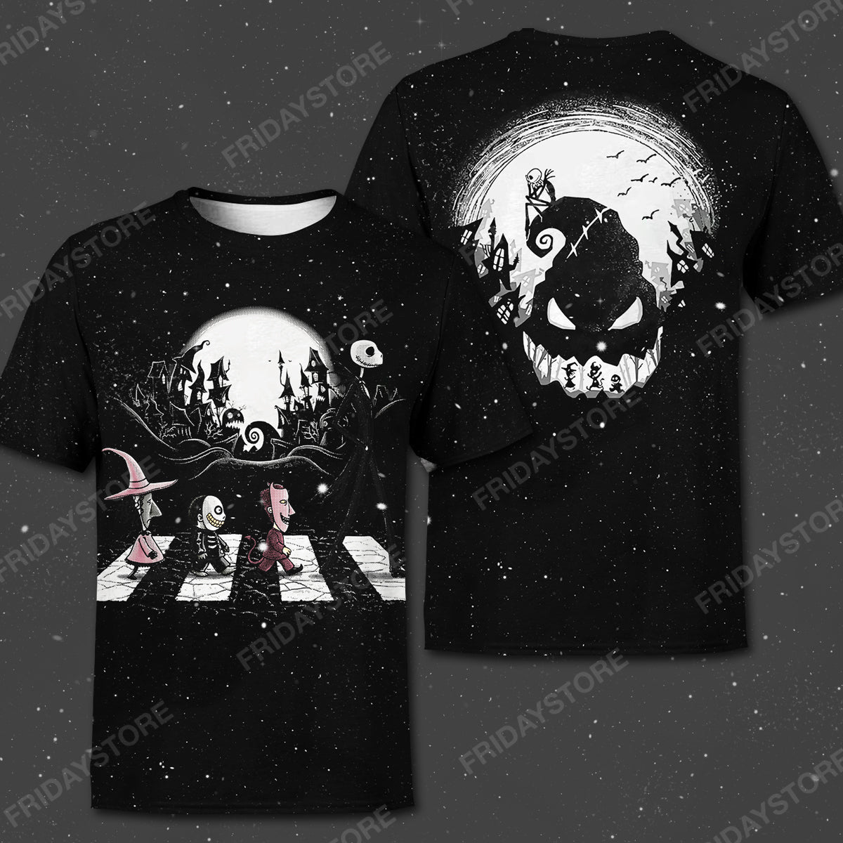 TNBC T-shirt Crossing Road In Nightmare Halloween Black T-shirt Cool High Quality TNBC Hoodie Sweater Tank 2025