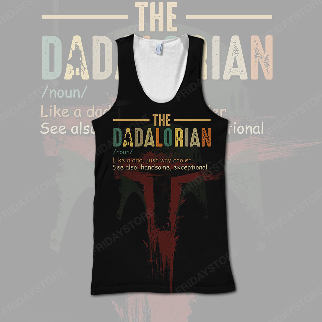 Mandalorian SW Father T-shirt Father's Day Gift Dadalorian This Is The Way T-shirt SW Hoodie Long Sleeve