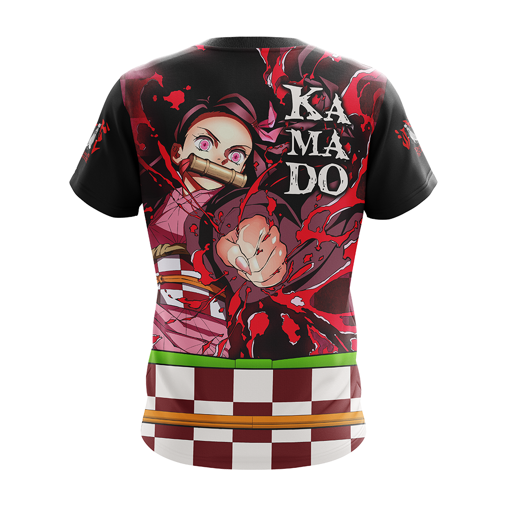 Demon Slayer Shirt Nezuko Kamado Black Pink Hoodie Demon Slayer Hoodie
