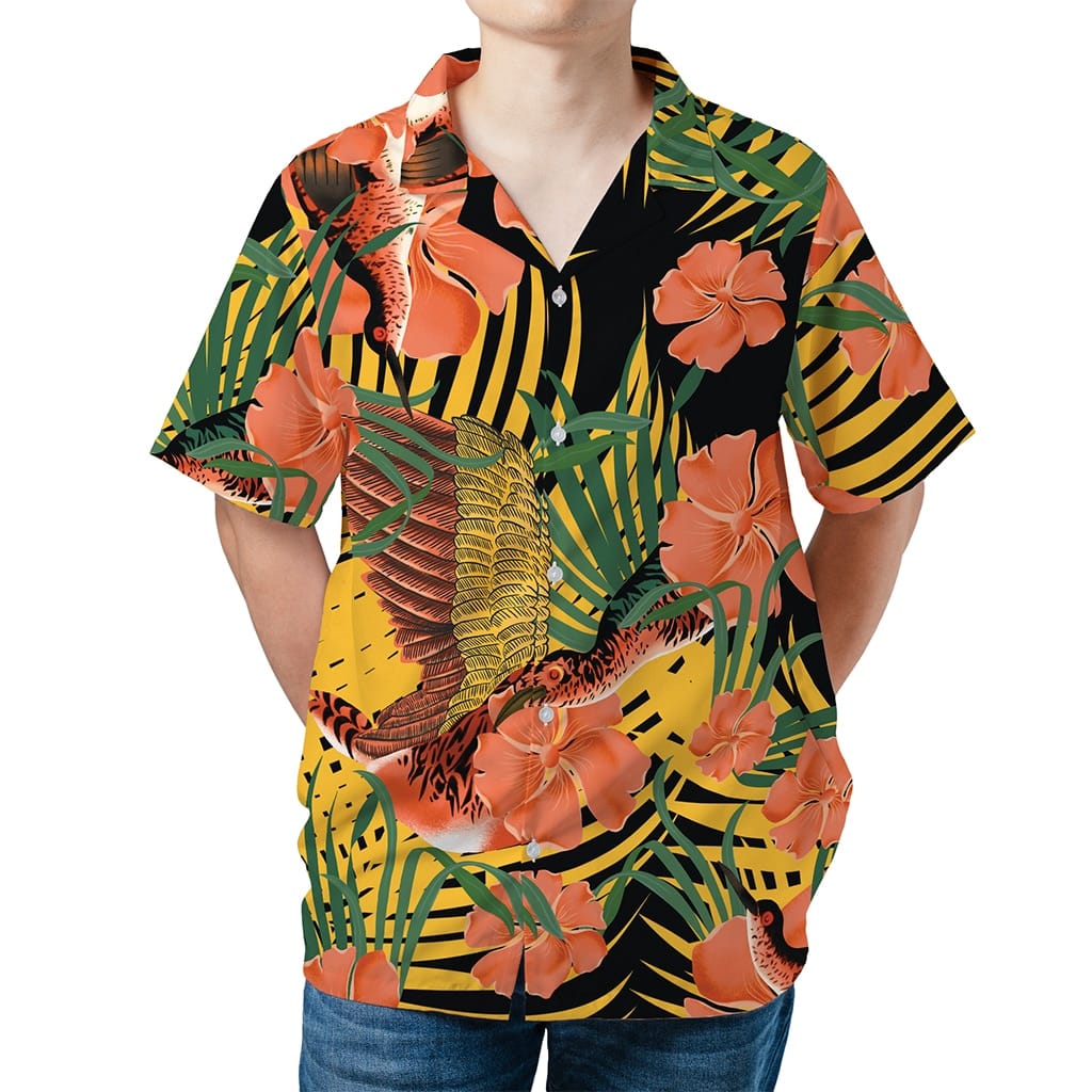 The Big Lebowski The Dude Medina Sod Bowling Pocket Hawaiian Shirt - Tazila