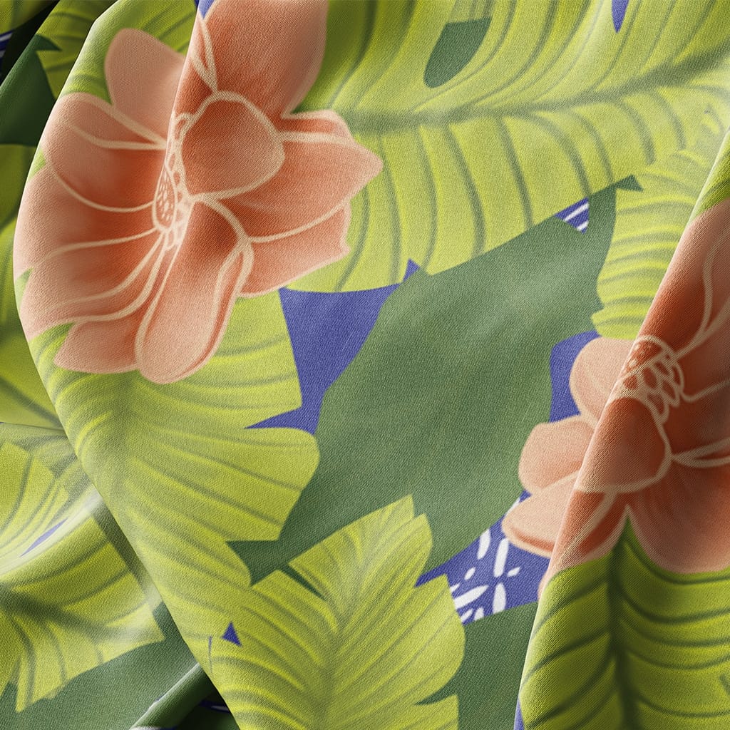 The Tonight Show Starring Jimmy Fallon Adam Sandler Palm Tree Hawaiian Shirt - Tazila