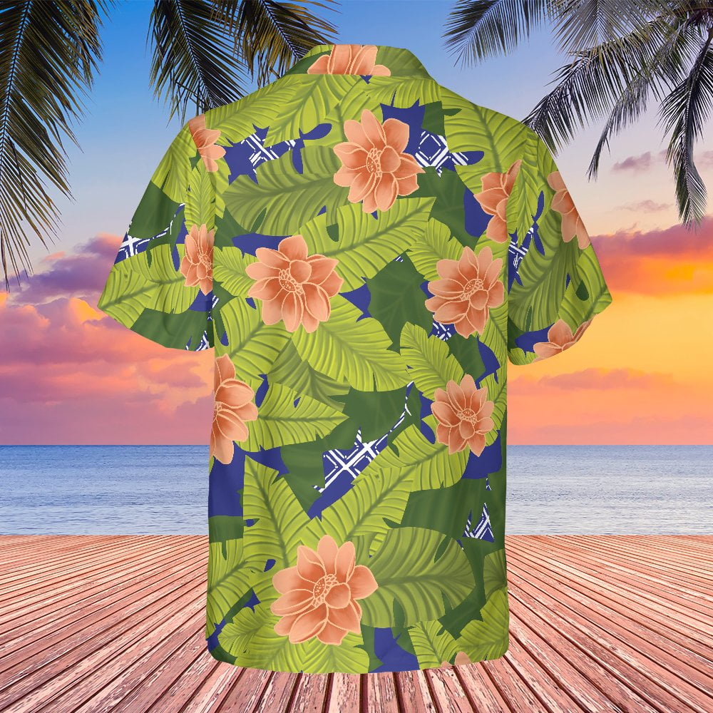 The Tonight Show Starring Jimmy Fallon Adam Sandler Palm Tree Hawaiian Shirt - Tazila