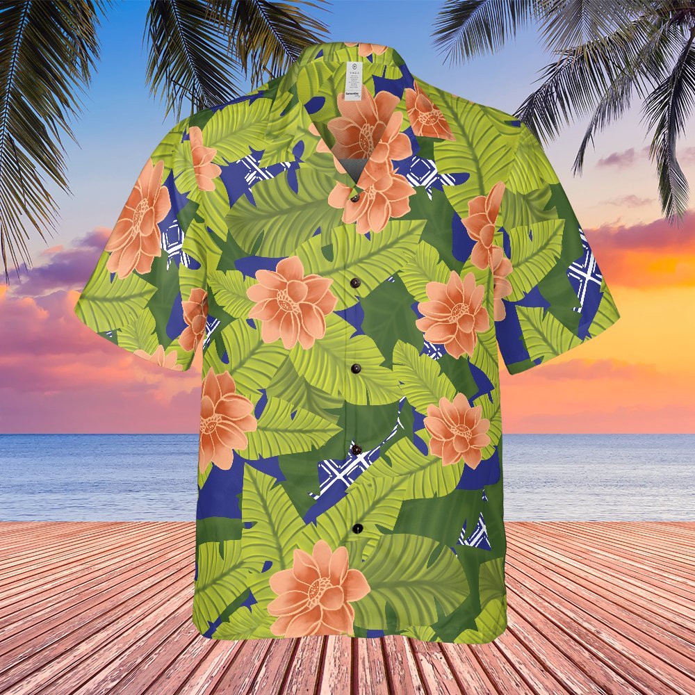 The Tonight Show Starring Jimmy Fallon Adam Sandler Palm Tree Hawaiian Shirt - Tazila