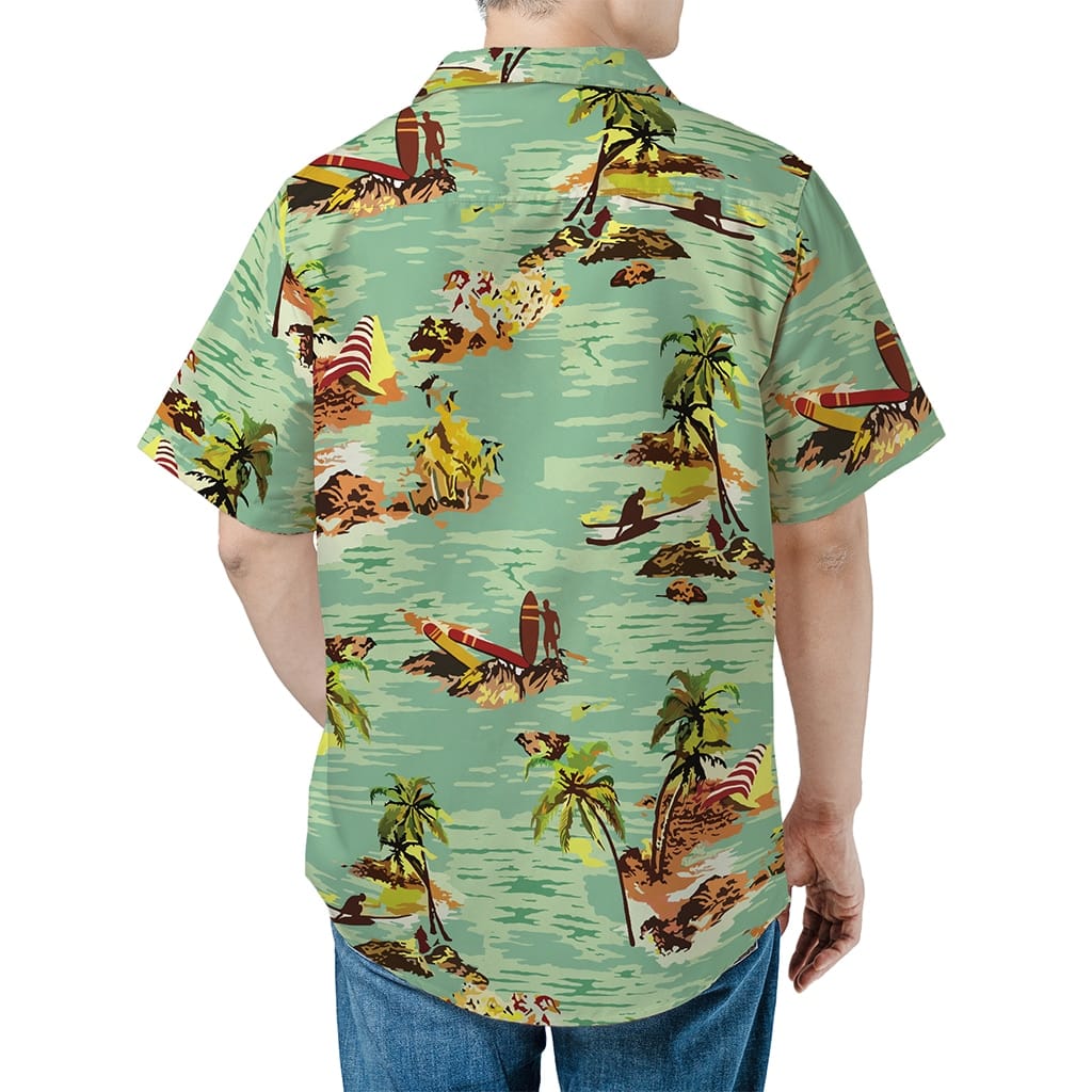 Alien Harry Dean Stanton Samuel Brett Tropical Hawaiian Shirt - Tazila