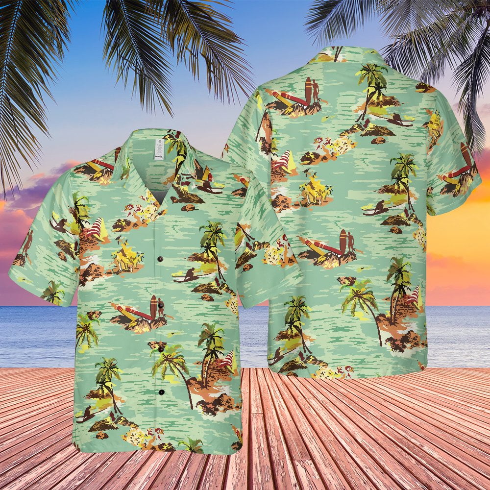 Alien Harry Dean Stanton Samuel Brett Tropical Hawaiian Shirt - Tazila