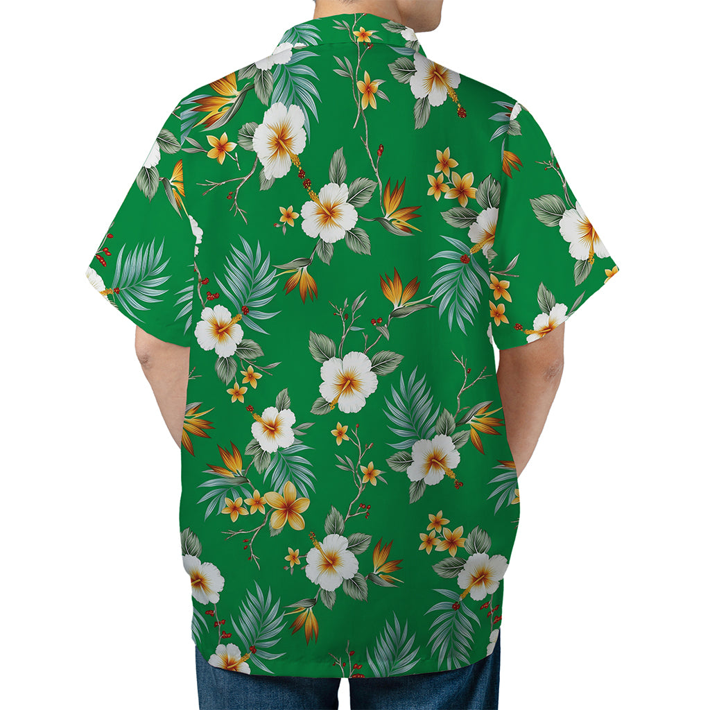 Day Shift Bud Jablonski Jamie Foxx Tropical Paradise Hibiscus Hawaiian Shirt - Tazila