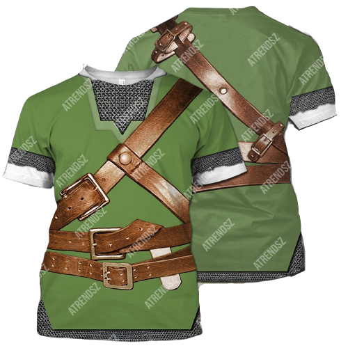 Legend Of Zelda Link Shirt Link Green Top Costume T-shirt Link Costume Hoodie Sweater Tank