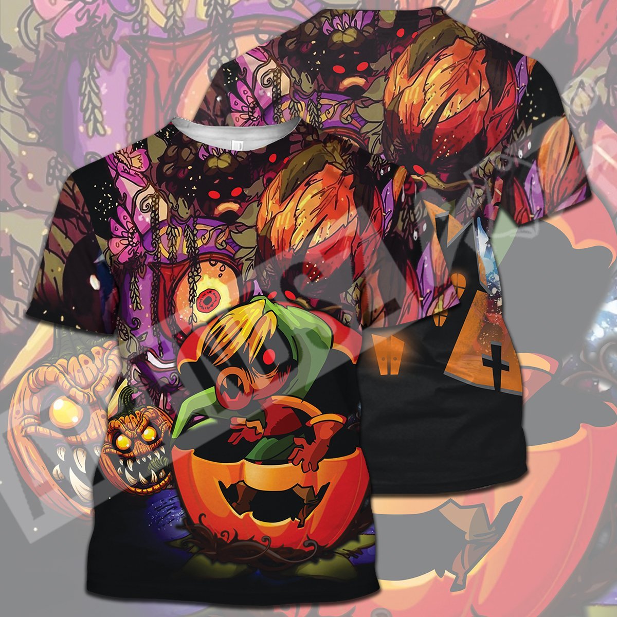 Legend Of Zelda Halloween Shirt Evil Link Halloween T-shirt Legend Of Zelda Hoodie