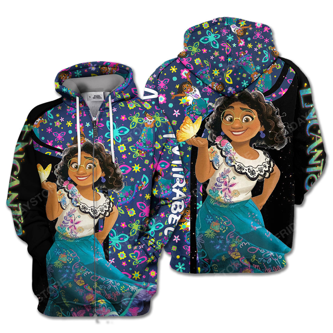 Encanto T-Shirt Mirabel Madrigal Encanto Flower Hoodie Encanto Hoodie