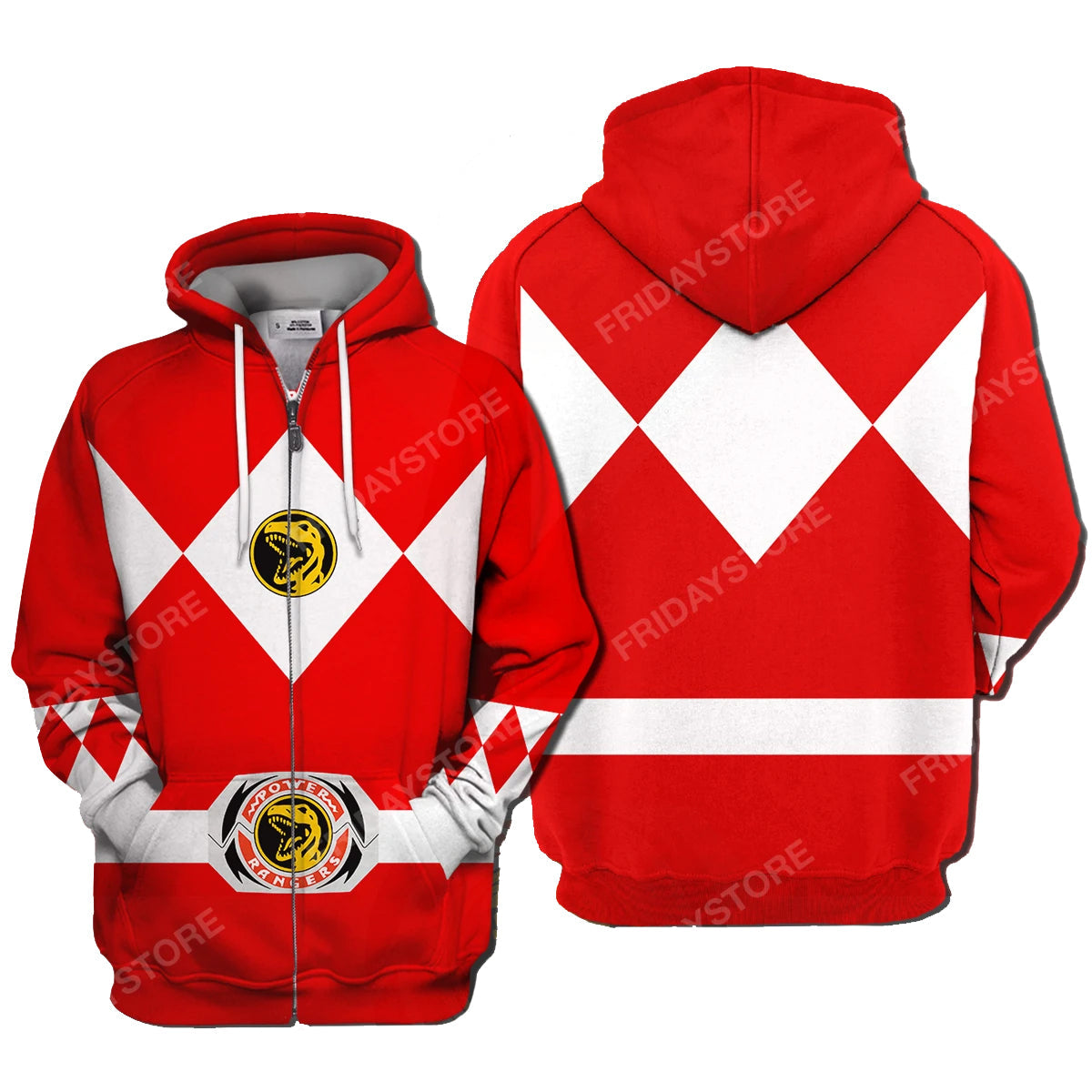 Power Ranger Hoodie Red Power Ranger Costume T-shirt Amazing Power Ranger Shirt Sweater Tank 2026