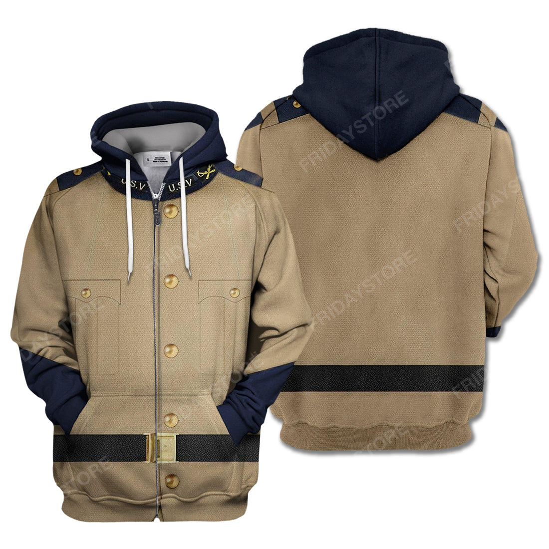 Historical T-Shirt Historical Theodore Roosevelt Suit 3d Costume Hoodie Historical Hoodie