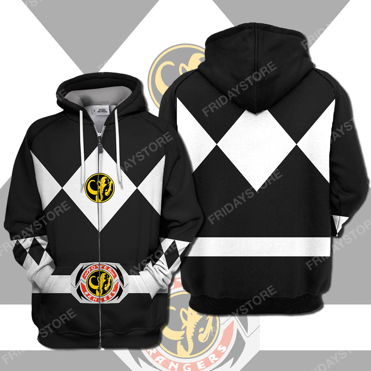 Power Ranger T-shirt Black Power Ranger Costume T-shirt High Quality Power Ranger Hoodie Sweater Tank 2026