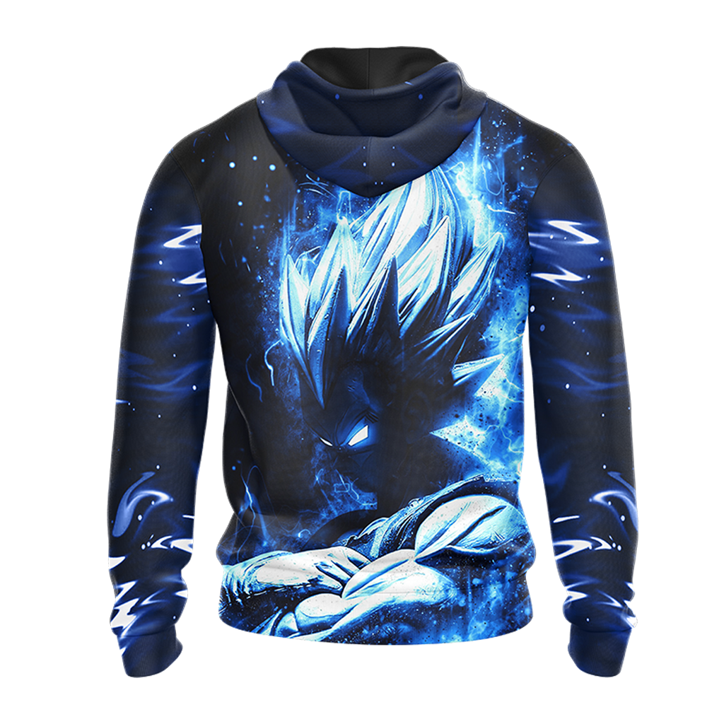 Dragon Ball T-shirt Dragon Ball Vegeta Glowing Blue 3d T-shirt Dragon Ball Hoodie